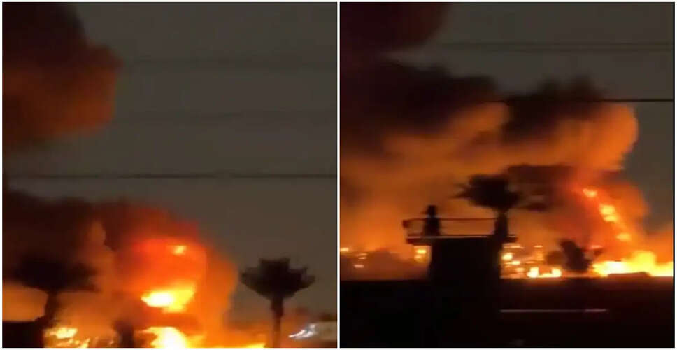 Fire Erupts at US Diplomatic Facility in Baghdad Amid Rising Tensions