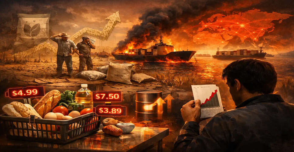 Global Food Prices Surge Amid Ongoing Iran Conflict