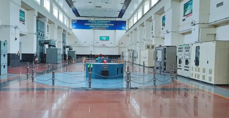 NHPC's Seva-II Power Station Sets New Record in Electricity Generation
