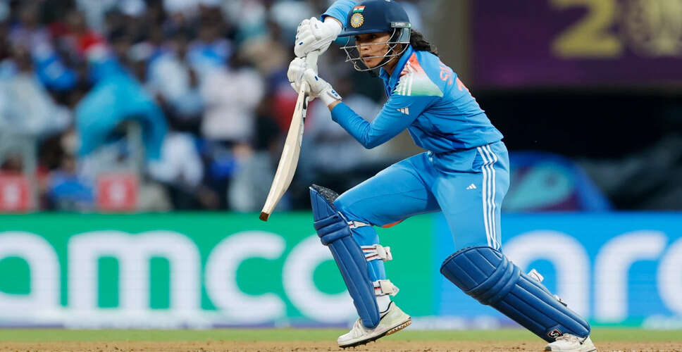 Smriti Mandhana Makes History as First Indian Woman to Score 4000 T20I Runs