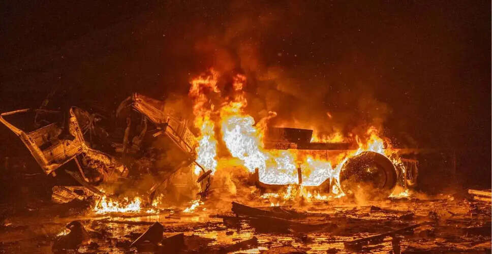 Drone Strike Ignites Fire at Russia's Novorossiysk Oil Port