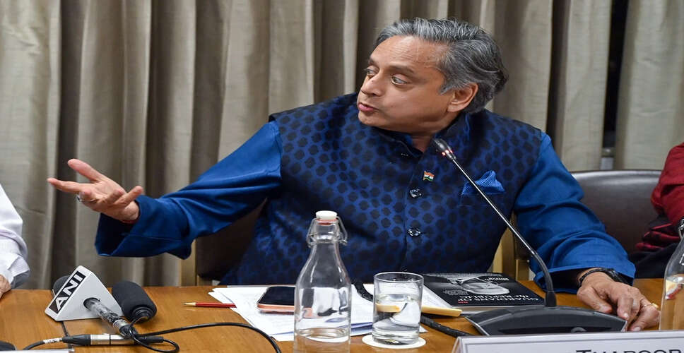 Shashi Tharoor Emphasizes National Unity Amid West Asia Conflict