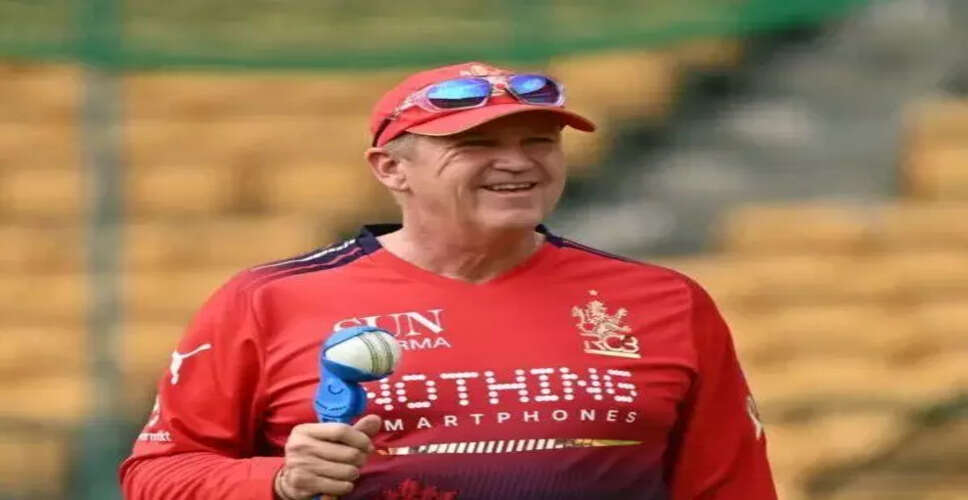 RCB Coach Andy Flower Penalized for Code of Conduct Violation