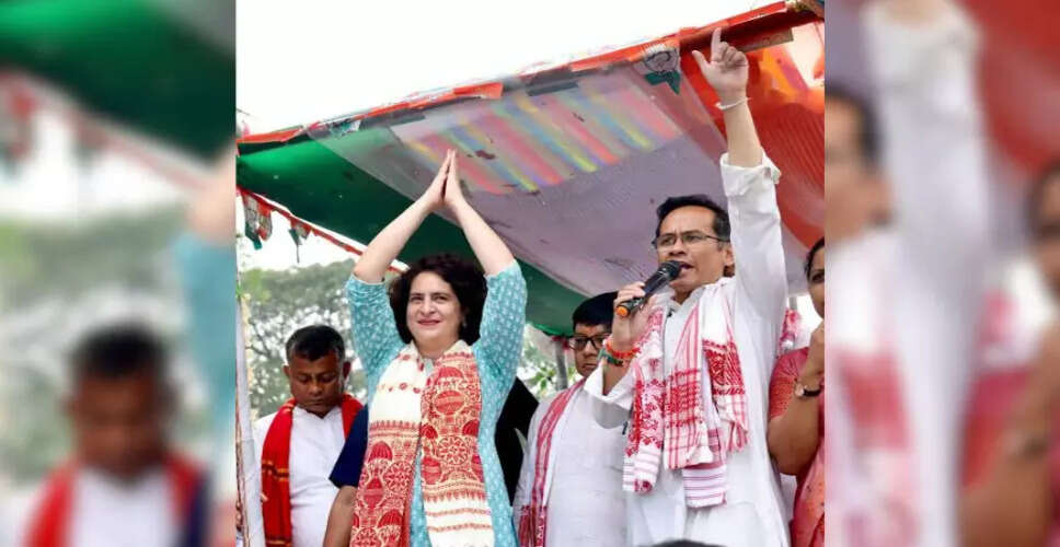 Priyanka Gandhi Critiques BJP's Welfare Schemes in Assam