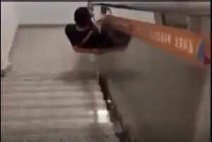 Is This the Ultimate Childhood Dream? Man Creates a 'Handrail Lift' to Slide Down Stairs!