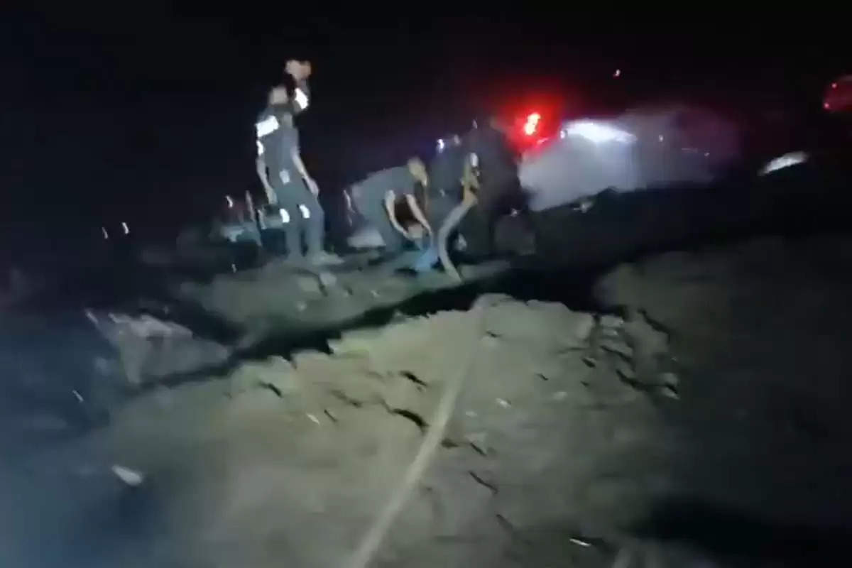 Indian Air Force Jaguar Fighter Jet Crashes in Gujarat During Training