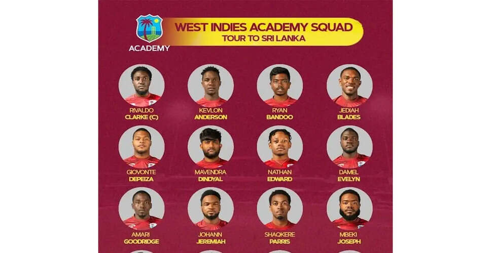 West Indies Academy Embarks on Sri Lanka Tour for Player Development