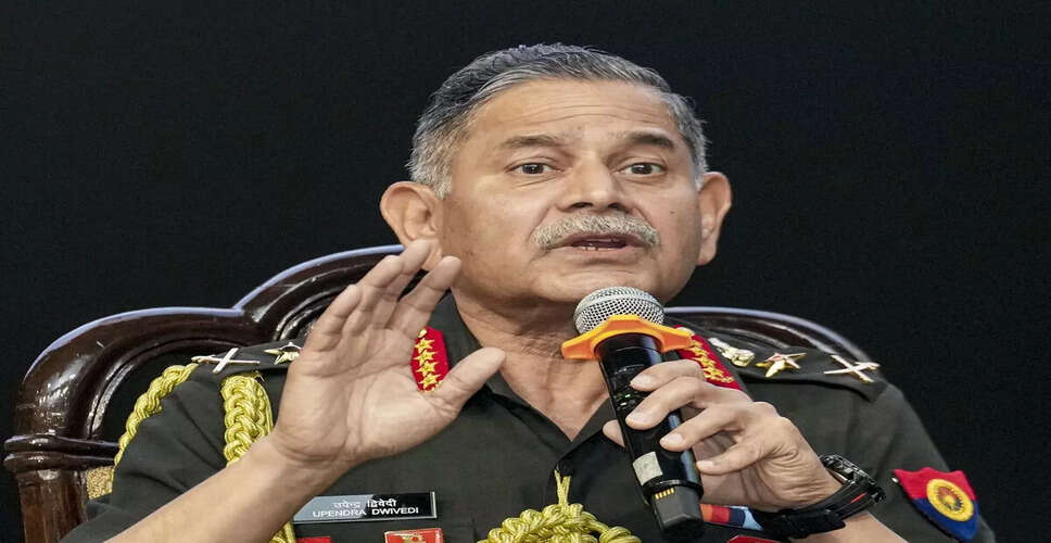 Army Chief Issues Stark Warning to Pakistan Over Terrorism