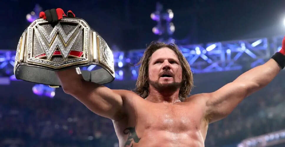 AJ Styles Concludes WWE Career After Royal Rumble 2026 Loss