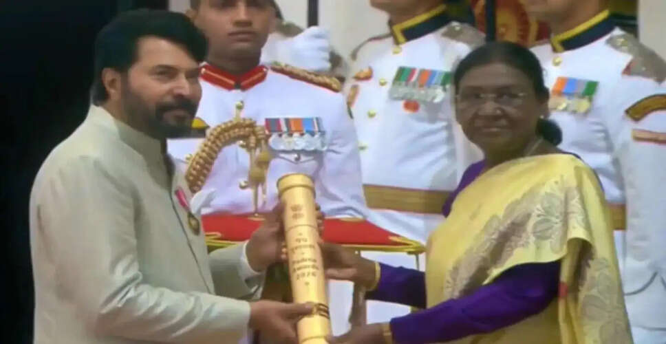 Mammootty Honored with Padma Bhushan: A Milestone in His Stellar Career