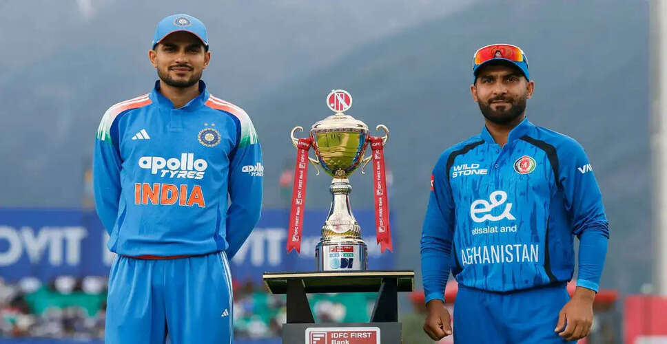 India Set to Face Afghanistan in Crucial Second ODI