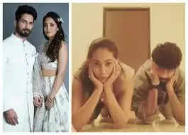 Shahid Kapoor joins centre of gravity challenge with wife; Mira Rajput Kapoor refers him ‘smooth operator’