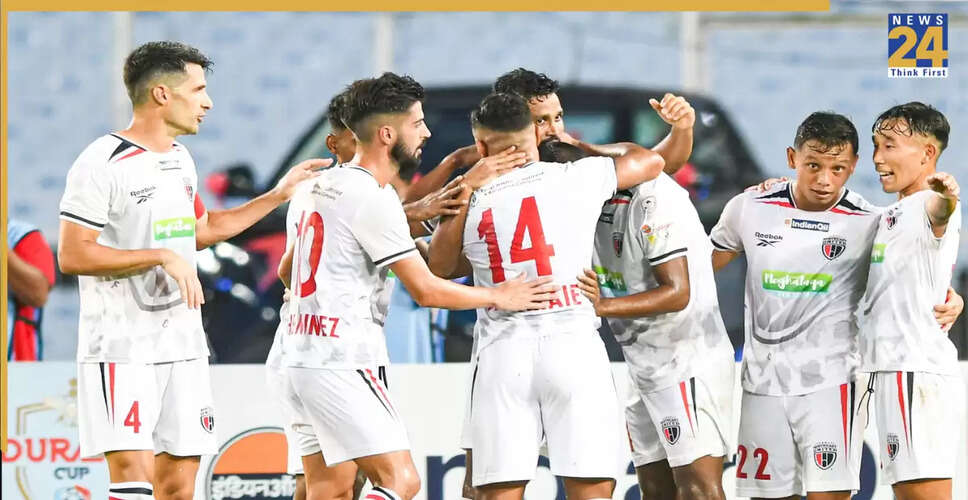 NorthEast United FC Triumphs Over Diamond Harbour FC 6-1 in Durand Cup Final
