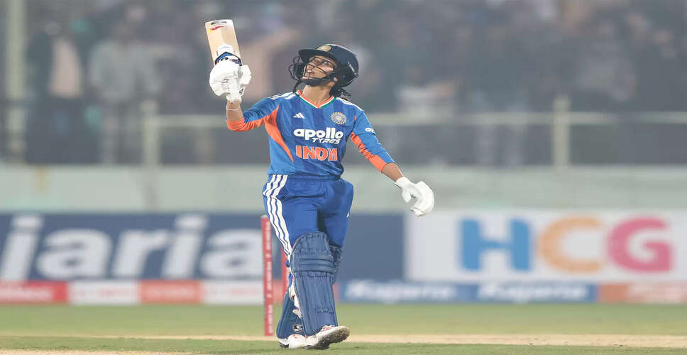Jemimah Rodrigues Stars in India's Dominant T20I Victory Over Sri Lanka