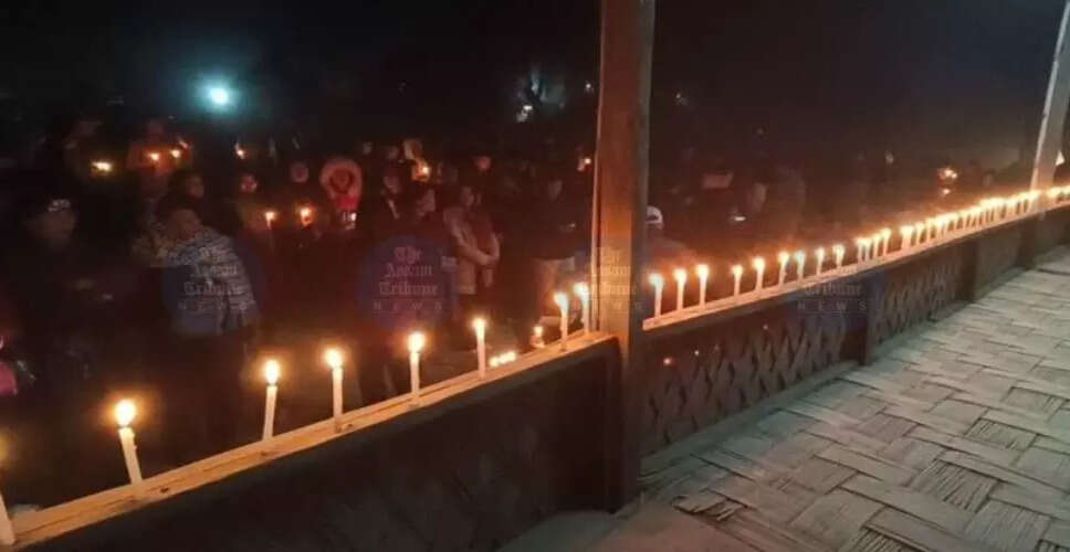 Candlelight Vigil in Manipur Honors Victim of Ethnic Violence