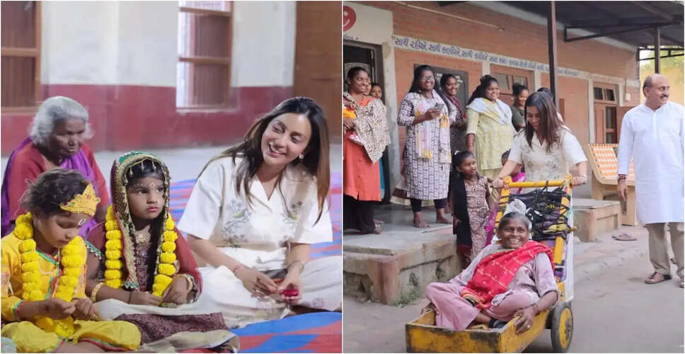 Sanskruti Jayana's Heartwarming Visit to Leprosy Centre After Bollywood Debut