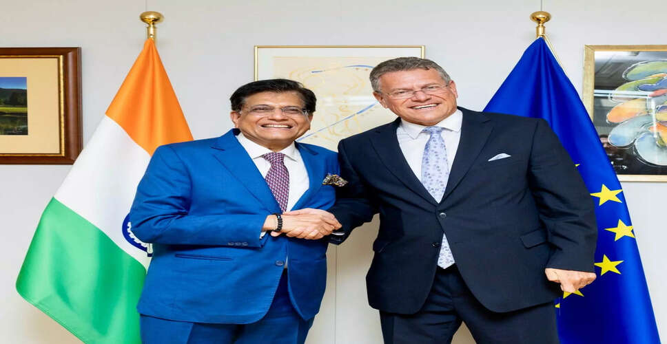 India and EU Strengthen Ties Through Trade Talks in Brussels