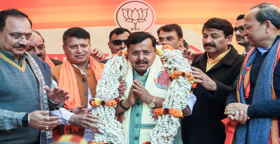 Nitin Naveen Takes Charge as BJP's New National President