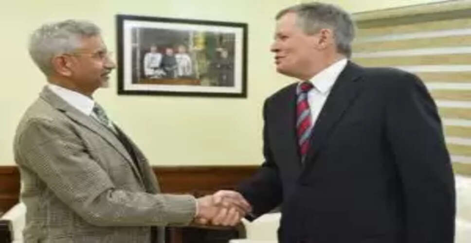 What Did US Senator Steve Daines Discuss with India's EAM S Jaishankar?