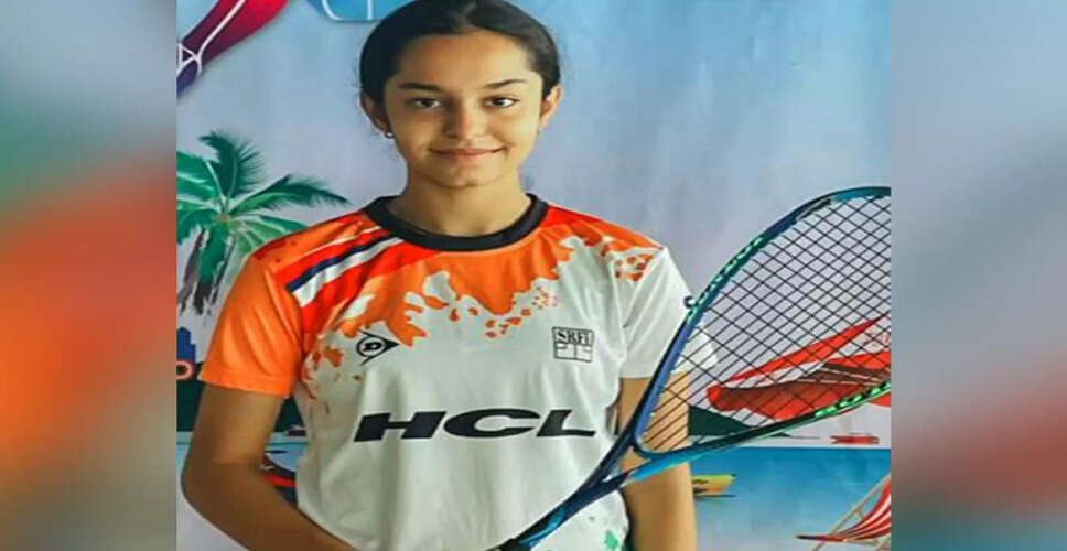 Anahat Singh Triumphs at HCL Squash Indian Tour 4 in Chennai