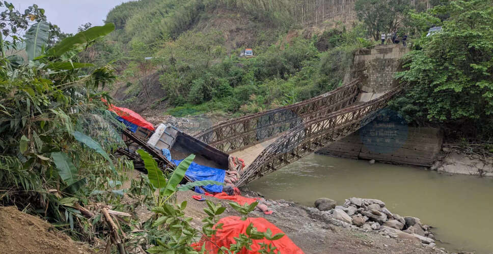 Bridge Collapse Disrupts Essential Supply Routes in Manipur