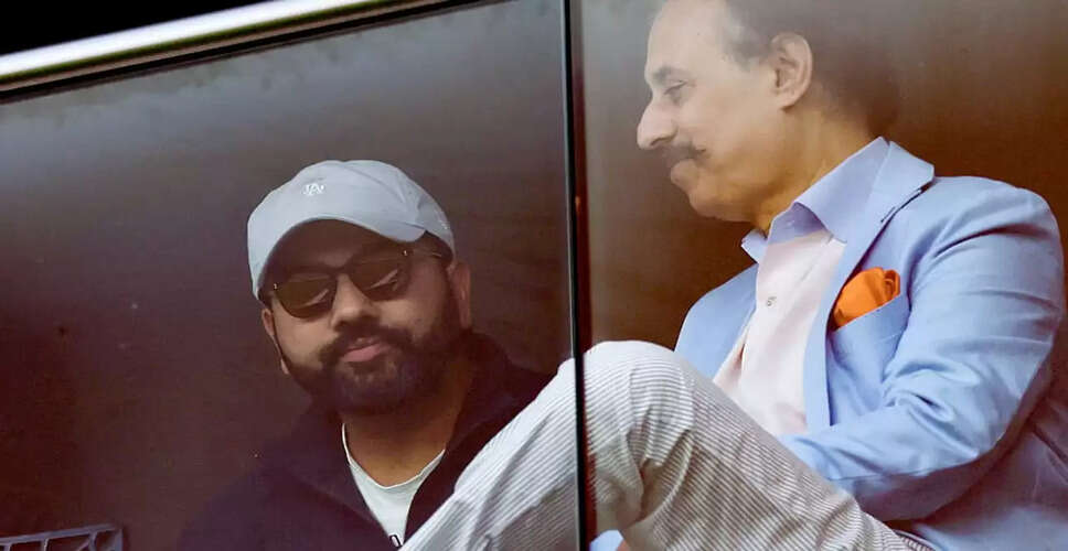 Rohit Sharma's Stylish Appearance at The Oval During India-England Test