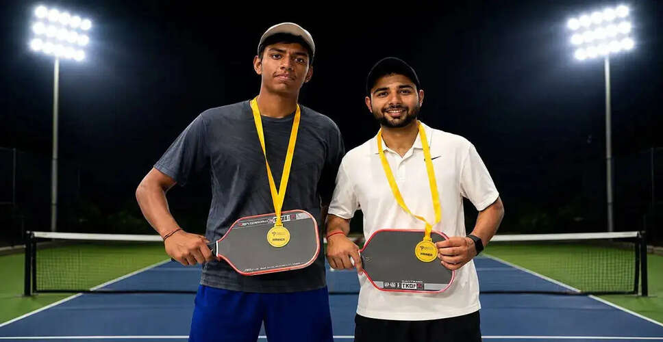 Om Pawar and Aditya Nandal Claim Open Men&rsquo;s Doubles Title at Franklin Avsoy North Cup