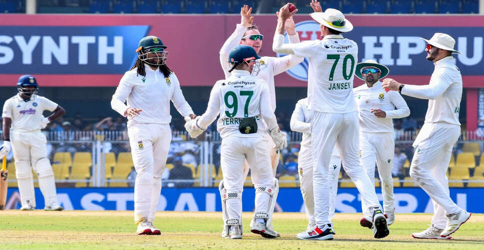 South Africa Dominates India in Second Test Match