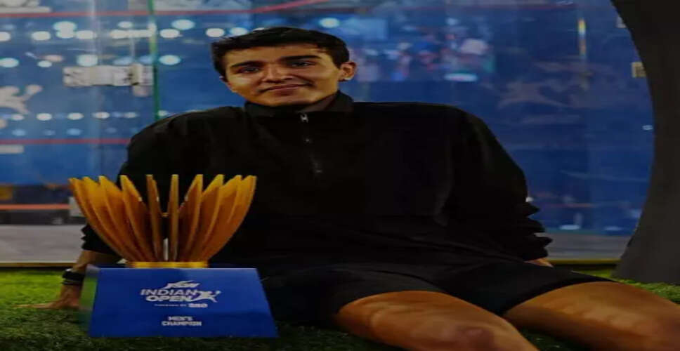 Abhay Singh Shocks World No. 13 to Reach Quarterfinals at Grasshopper Cup