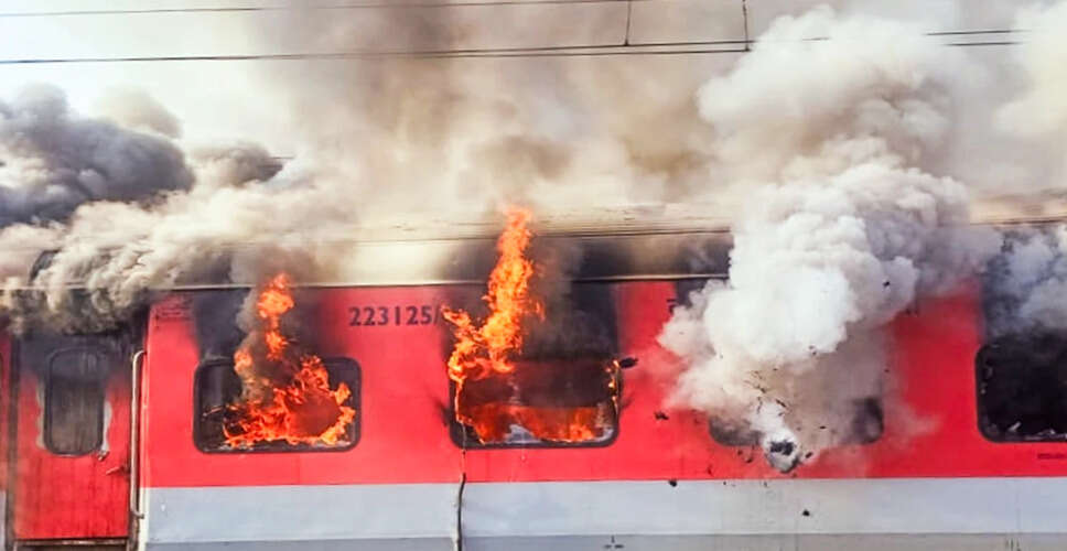 Tragic Fire on Tata Ernakulam Express Claims One Life in Andhra Pradesh