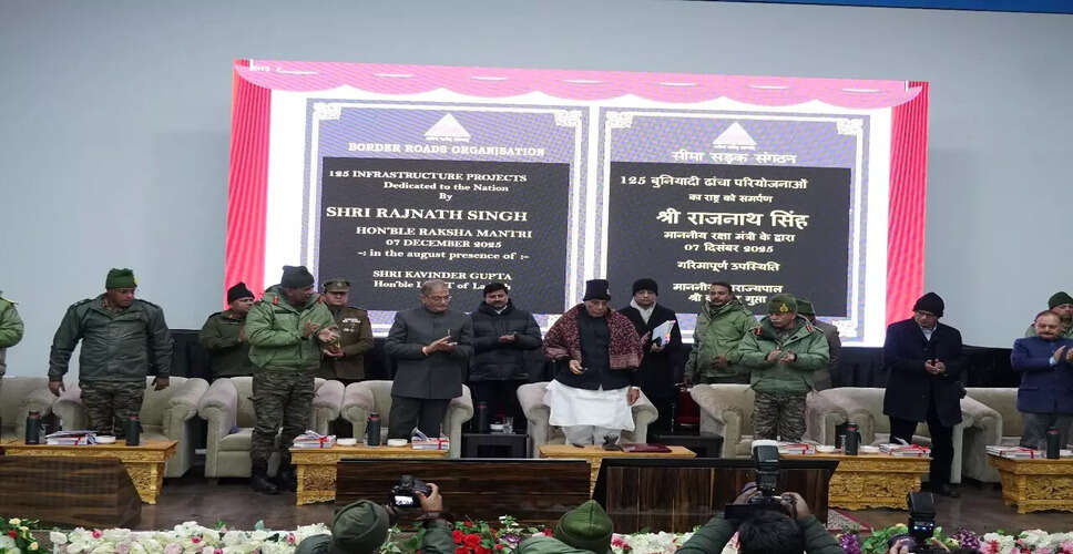Defence Minister Inaugurates Key Infrastructure Projects in Arunachal Pradesh