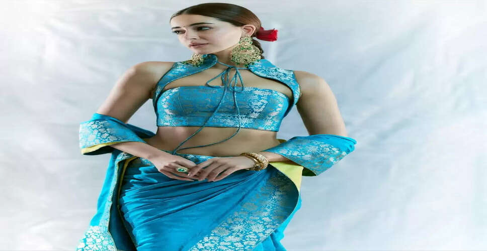 Ananya Panday Dazzles in Banarasi Saree, Fans Go Wild on Social Media