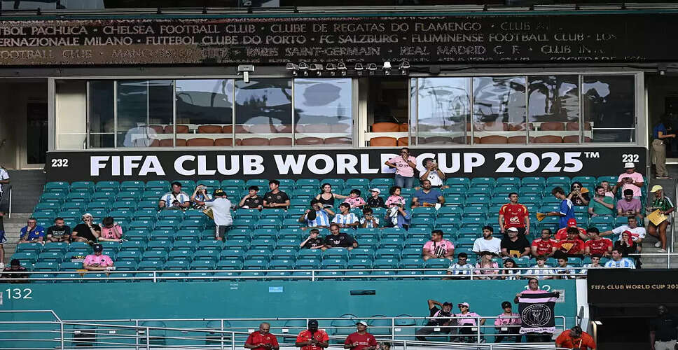 FIFA's Club World Cup Faces Attendance Crisis in the U.S.