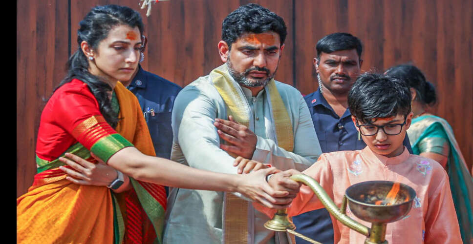 Andhra Pradesh Minister Nara Lokesh Meets Prime Minister Modi