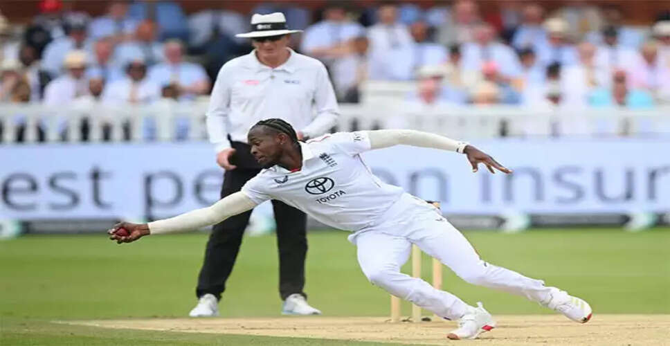 Jofra Archer Aims for Ashes Selection After Impressive Test Comeback