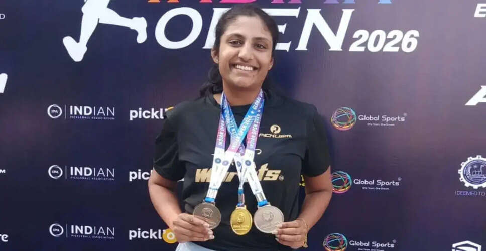 Rithika Ramakrishna Shines at Indian Open with Gold and Silver Medals