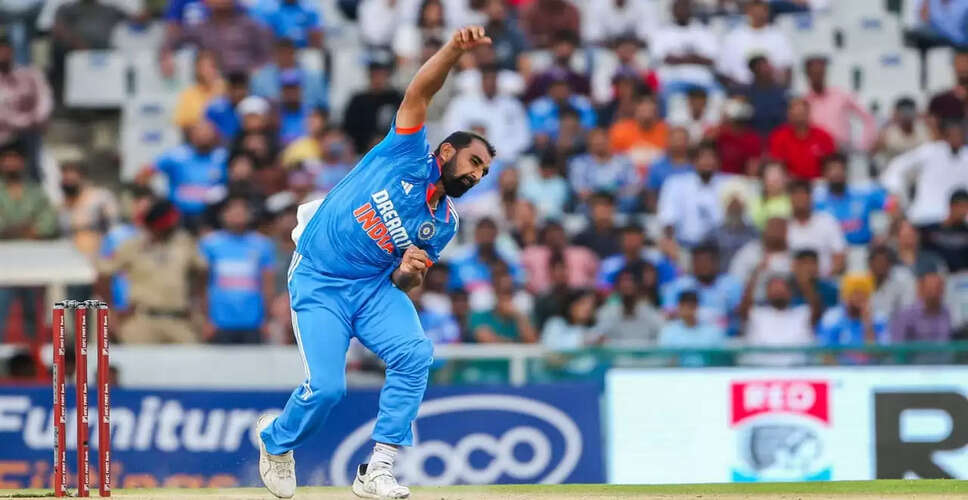 Mohammed Shami: A Crucial Asset for India's 2027 ODI World Cup Plans
