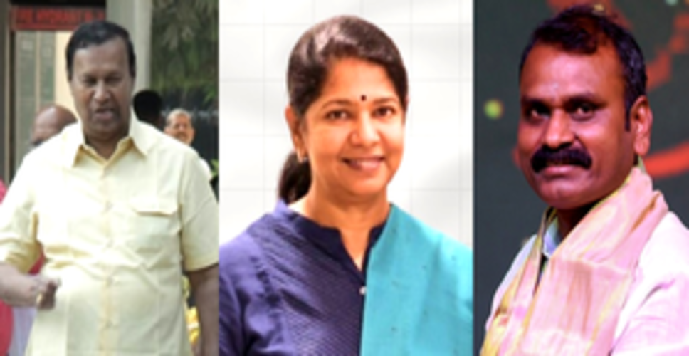 TN: DMK leaders TR Baalu, Kanimozhi lead; Union minister L Murugan trailing