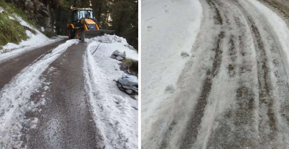 Dalhousie Transformed by Rare June Snowfall, Delightful Surprise for Visitors