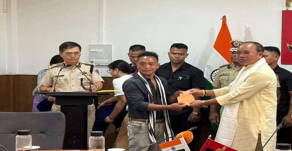 Two Former Insurgents Surrender in Arunachal Pradesh, Embrace Peace