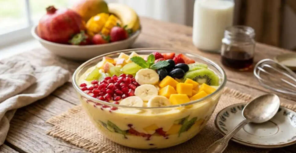 Refreshing Fruit Custard Recipe for Hot Days