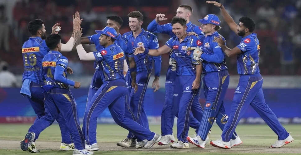 Mumbai Indians Secure Playoff Spot with Victory Over Delhi Capitals