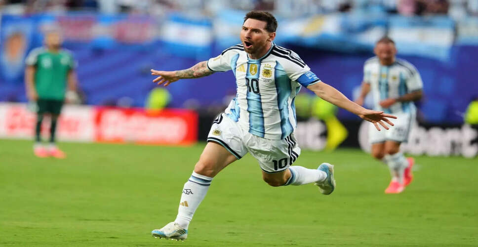 Lionel Messi Shines with Hat-Trick in World Cup Opener Against Algeria