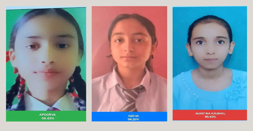DAV Public School Gohju Achieves 100% Pass Rate in Class 10 Exams