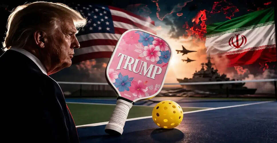 Donald Trump's Spring Collection Features Controversial $180 Pickleball Paddle