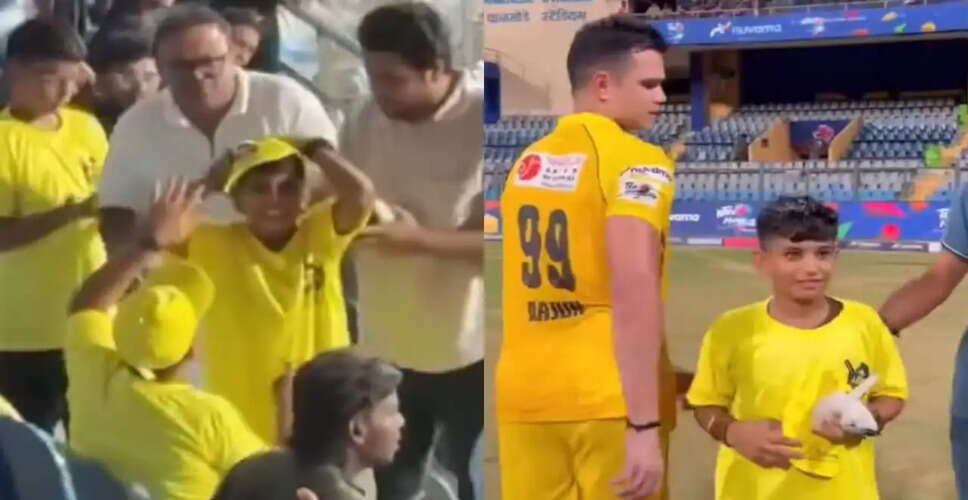 Arjun Tendulkar Shines in T20 Mumbai League Despite Incident with Young Fan