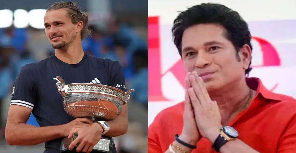 Alexander Zverev Triumphs at French Open 2026, Sachin Tendulkar Celebrates His Victory