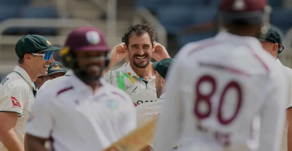 Historic Records Set During Australia vs West Indies Test Series