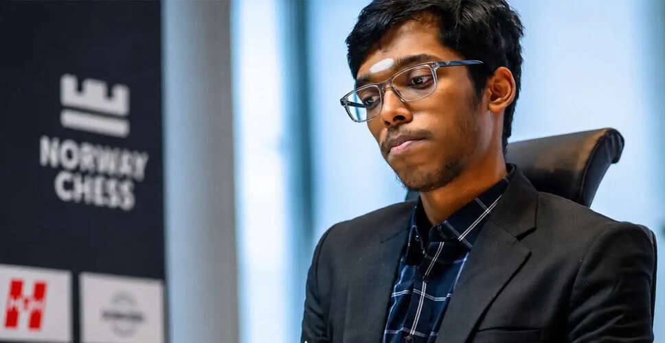R Praggnanandhaa Makes History as First Indian to Win Norway Chess Tournament