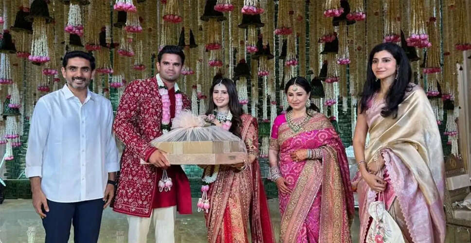 Nara Lokesh Attends Arjun Tendulkar's Wedding in Mumbai